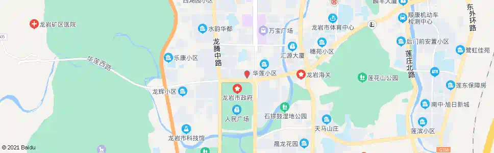 龙岩市行政中心_公交站地图_龙岩公交_妙搜公交查询2025