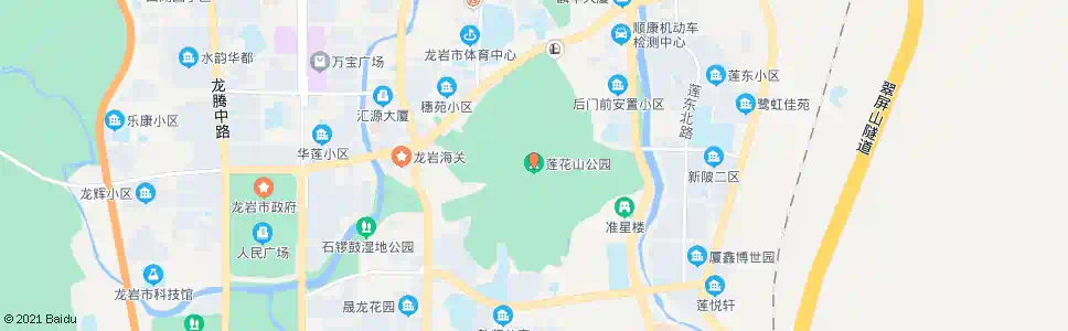 龙岩莲花山公园_公交站地图_龙岩公交_妙搜公交查询2025