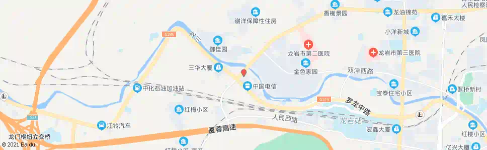 龙岩氨厂生活区_公交站地图_龙岩公交_妙搜公交查询2025