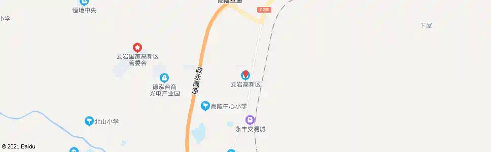 龙岩高新区(金艺轩家具公司)_公交站地图_龙岩公交_妙搜公交查询2025
