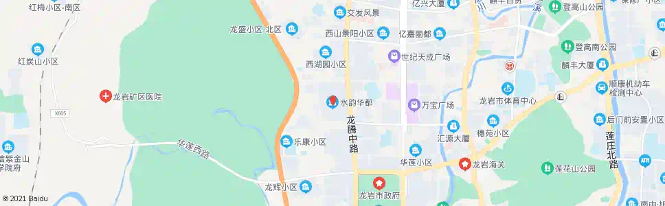 龙岩水韵华都_公交站地图_龙岩公交_妙搜公交查询2025