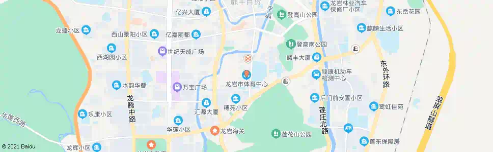 龙岩体育中心_公交站地图_龙岩公交_妙搜公交查询2025