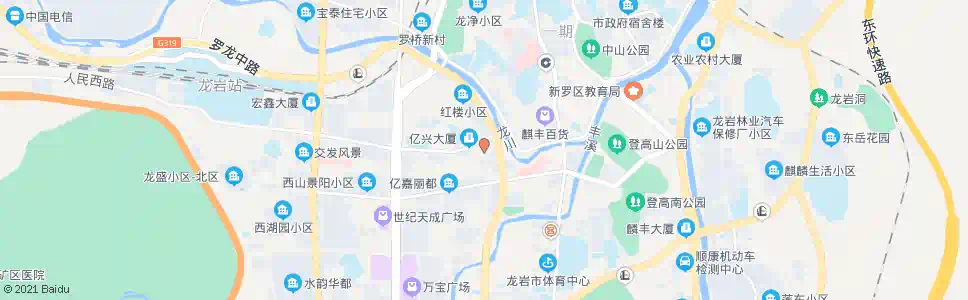 龙岩客运中心站(综合执法支队)_公交站地图_龙岩公交_妙搜公交查询2025