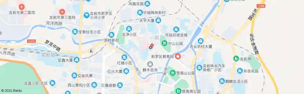 龙岩市建行(第一医院)_公交站地图_龙岩公交_妙搜公交查询2025