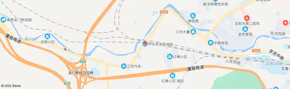 龙岩龙门加油站_公交站地图_龙岩公交_妙搜公交查询2025