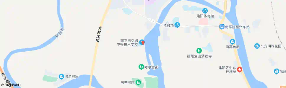 南平考亭河鲜楼_公交站地图_南平公交_妙搜公交查询2025