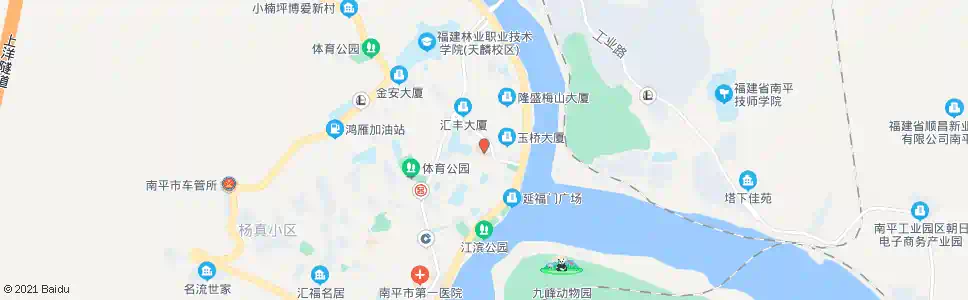 南平人民医院(豪美广场)_公交站地图_南平公交_妙搜公交查询2025