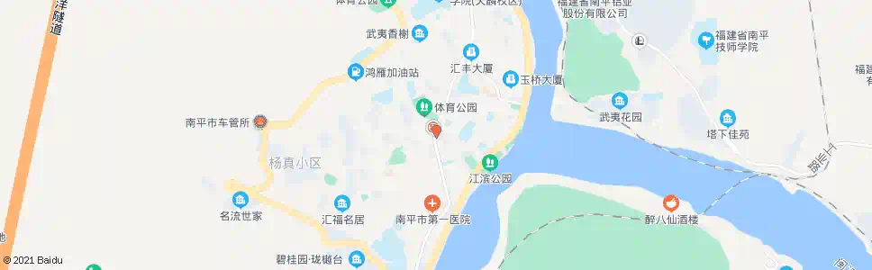 南平仁爱医院(朝阳路口)_公交站地图_南平公交_妙搜公交查询2025