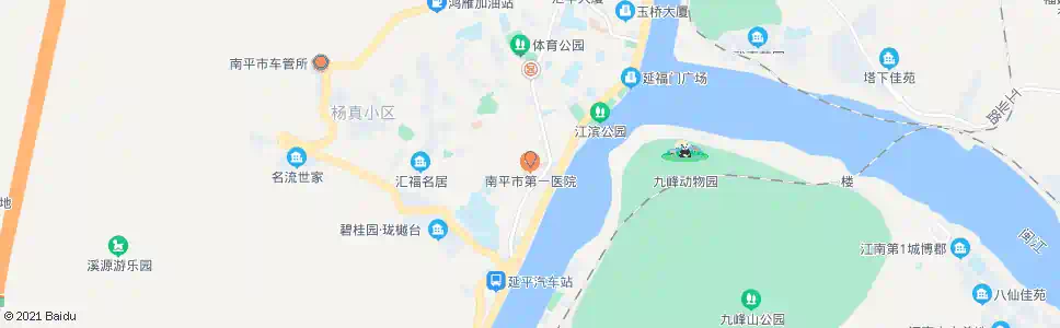 南平中山医院_公交站地图_南平公交_妙搜公交查询2025