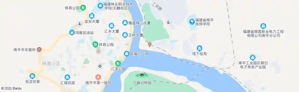 南平长富花园(玉屏公园)_公交站地图_南平公交_妙搜公交查询2025