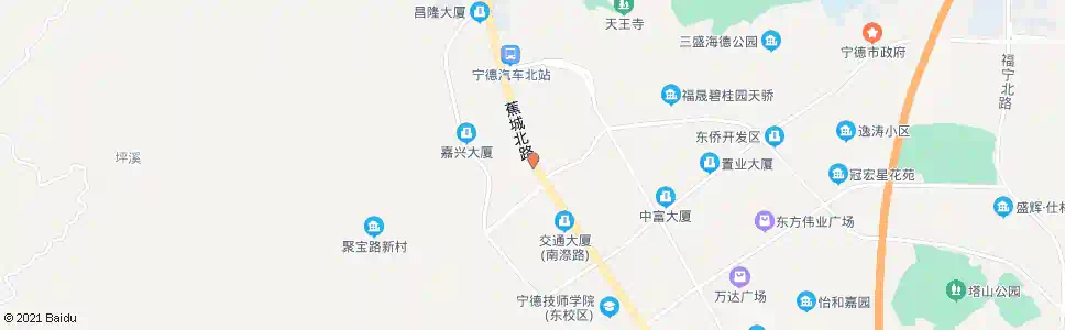 宁德东方康宁_公交站地图_宁德公交_妙搜公交查询2025