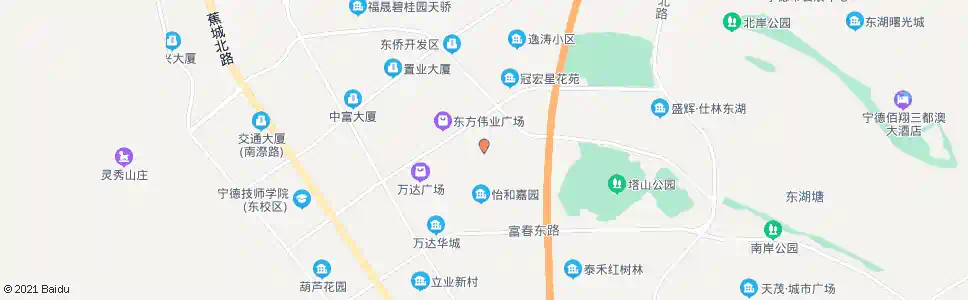 宁德东湖御景_公交站地图_宁德公交_妙搜公交查询2025