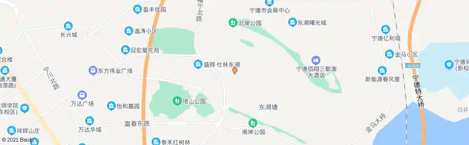 宁德福宁路2号桥大门山公园_公交站地图_宁德公交_妙搜公交查询2025