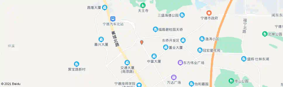 宁德闽东大广场_公交站地图_宁德公交_妙搜公交查询2025