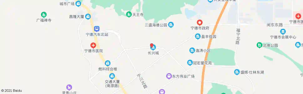 宁德中医院_公交站地图_宁德公交_妙搜公交查询2025