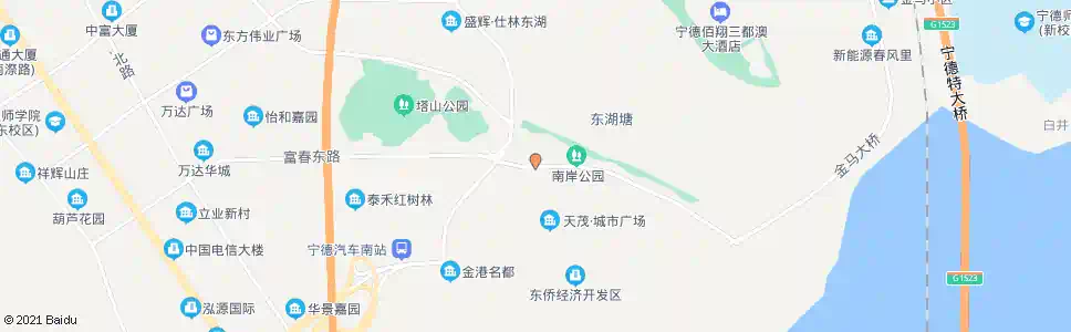 宁德市园林局_公交站地图_宁德公交_妙搜公交查询2025