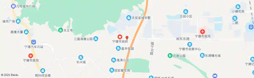 宁德宁德市人民政府_公交站地图_宁德公交_妙搜公交查询2025