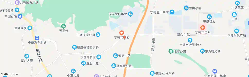 宁德东侨建行_公交站地图_宁德公交_妙搜公交查询2025