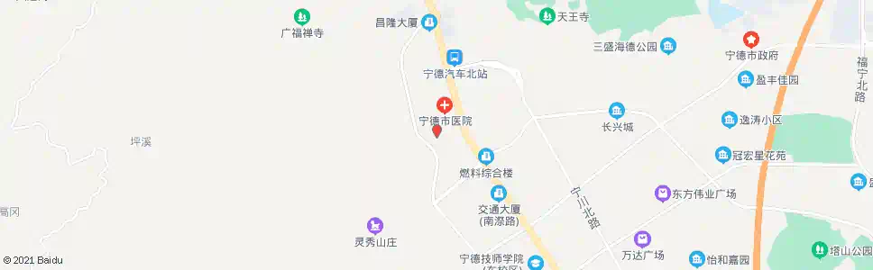 宁德人民医院_公交站地图_宁德公交_妙搜公交查询2025