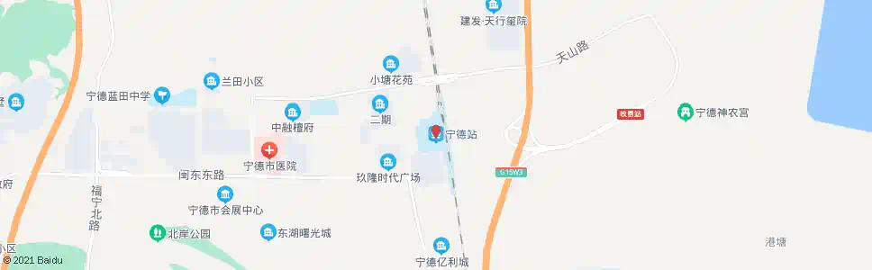 宁德军分区_公交站地图_宁德公交_妙搜公交查询2025