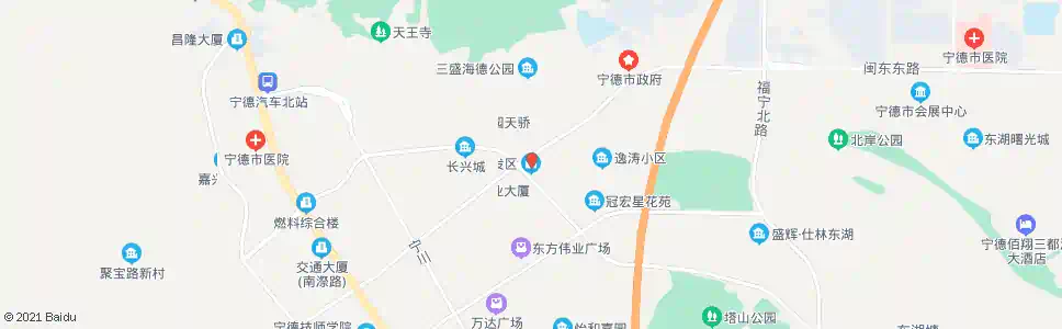 宁德东侨开发区(东湖一品)_公交站地图_宁德公交_妙搜公交查询2025