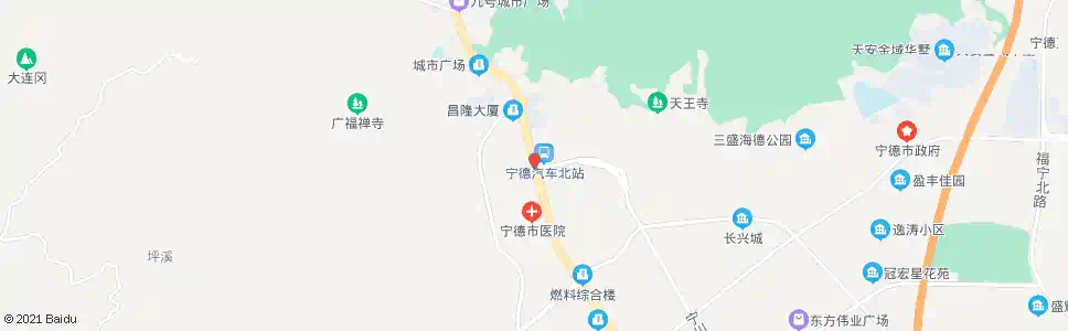 宁德建新路口_公交站地图_宁德公交_妙搜公交查询2025
