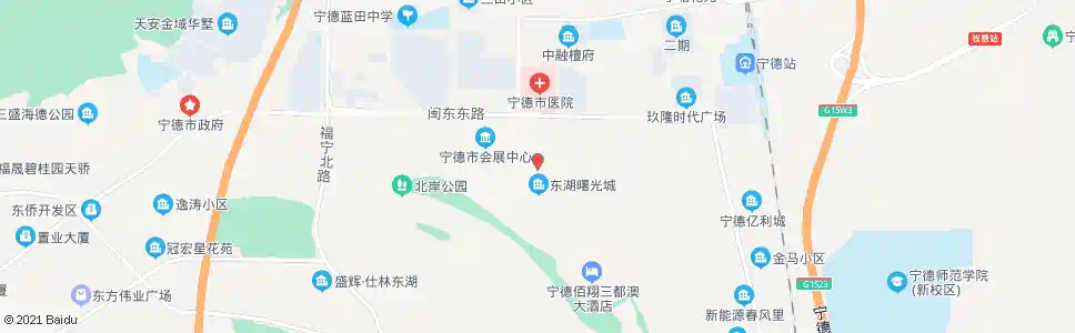 宁德华庭小区_公交站地图_宁德公交_妙搜公交查询2025