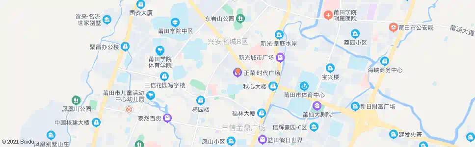 莆田正荣时代广场_公交站地图_莆田公交_妙搜公交查询2025
