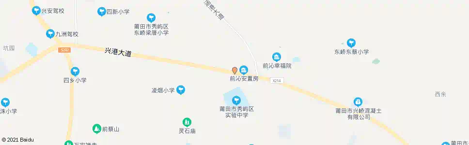 莆田前沁安置房_公交站地图_莆田公交_妙搜公交查询2025