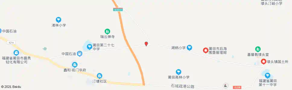 莆田湖柄_公交站地图_莆田公交_妙搜公交查询2025