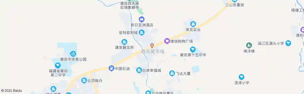 莆田西天尾路口_公交站地图_莆田公交_妙搜公交查询2025