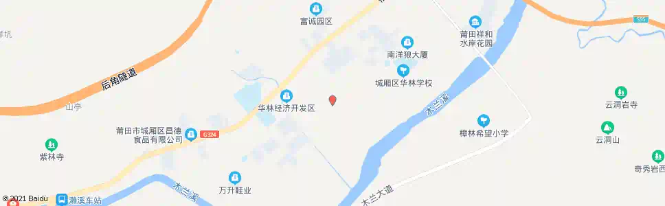 莆田华亭第二中心小学_公交站地图_莆田公交_妙搜公交查询2025