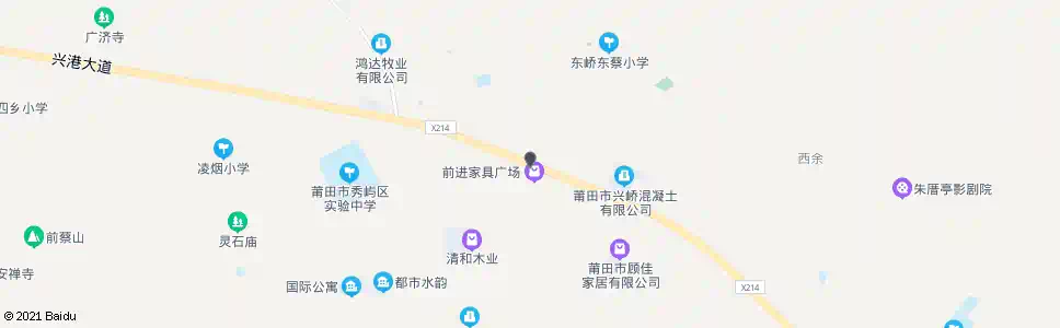 莆田木材加工区路口_公交站地图_莆田公交_妙搜公交查询2025
