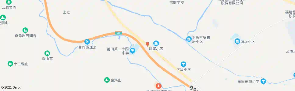 莆田莆田二十四中_公交站地图_莆田公交_妙搜公交查询2025