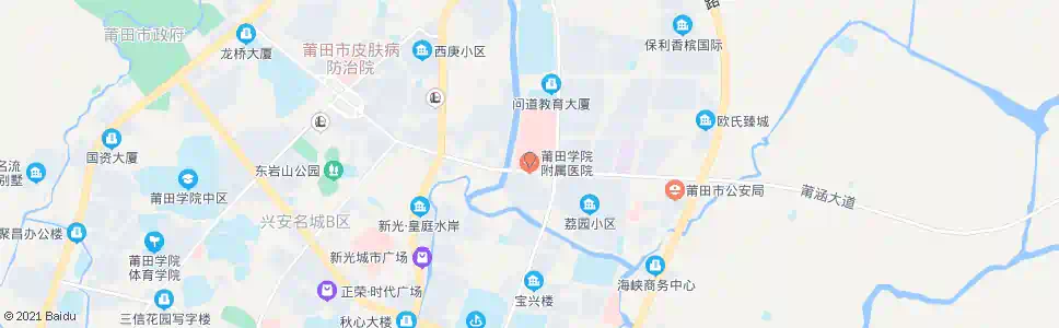 莆田莆田学院附属医院_公交站地图_莆田公交_妙搜公交查询2025