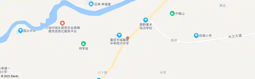 莆田西许_公交站地图_莆田公交_妙搜公交查询2025