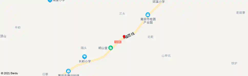 莆田华亭郊尾_公交站地图_莆田公交_妙搜公交查询2025