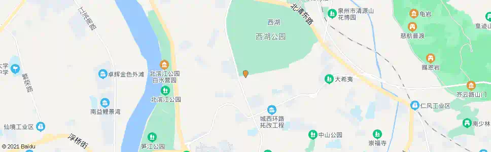 泉州西湖街西段_公交站地图_泉州公交_妙搜公交查询2025
