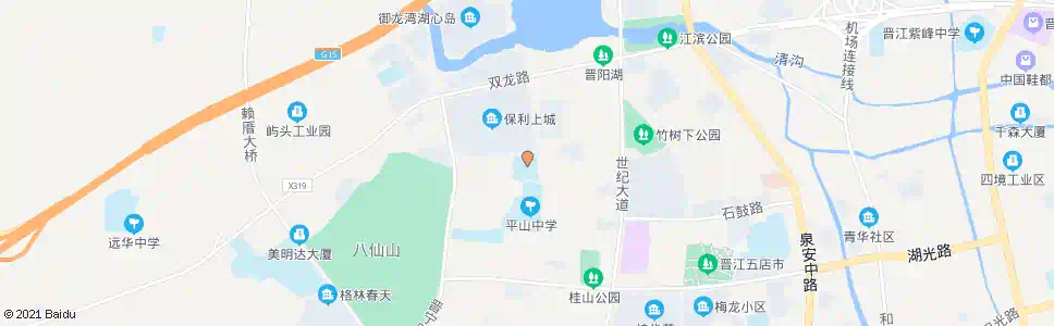 泉州平山小学_公交站地图_泉州公交_妙搜公交查询2025