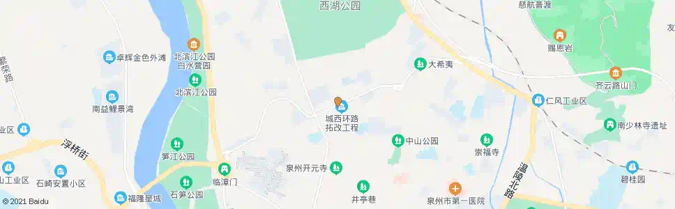 泉州城北路西段_公交站地图_泉州公交_妙搜公交查询2025