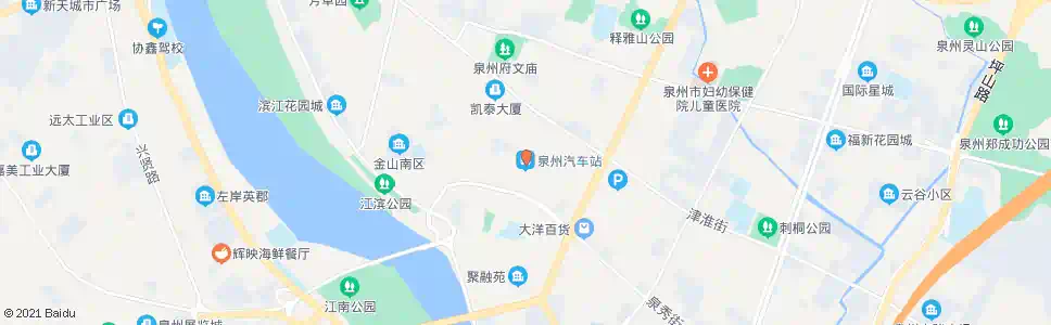泉州华洲汽车站_公交站地图_泉州公交_妙搜公交查询2025