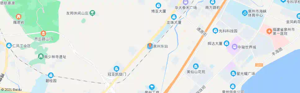 泉州东埔井_公交站地图_泉州公交_妙搜公交查询2025