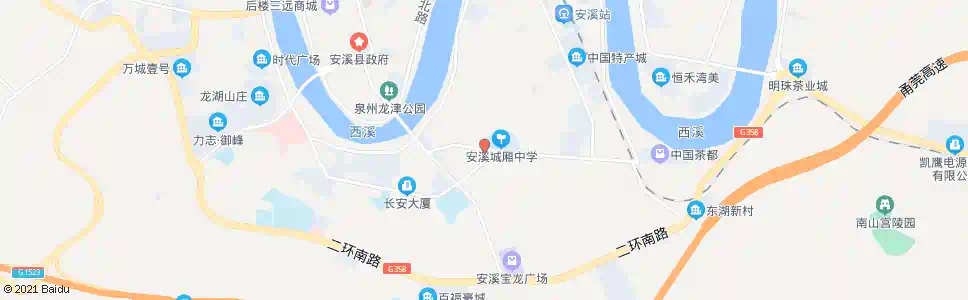 泉州城厢中学_公交站地图_泉州公交_妙搜公交查询2025