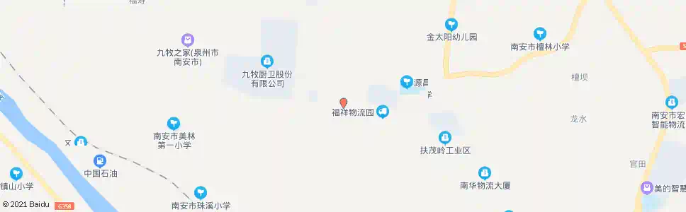 泉州扶茂岭工业区东_公交站地图_泉州公交_妙搜公交查询2025