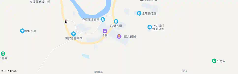 泉州中国水暖城北_公交站地图_泉州公交_妙搜公交查询2025