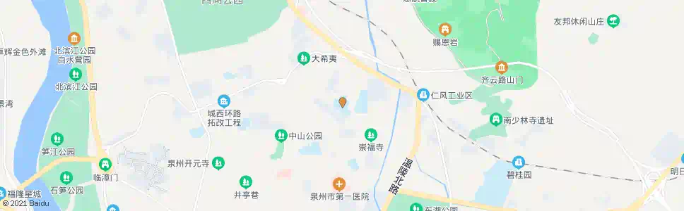 泉州外国语中学_公交站地图_泉州公交_妙搜公交查询2025