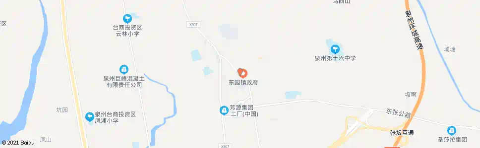 泉州东园镇政府_公交站地图_泉州公交_妙搜公交查询2025