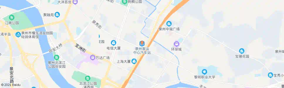 泉州客运中心站_公交站地图_泉州公交_妙搜公交查询2025