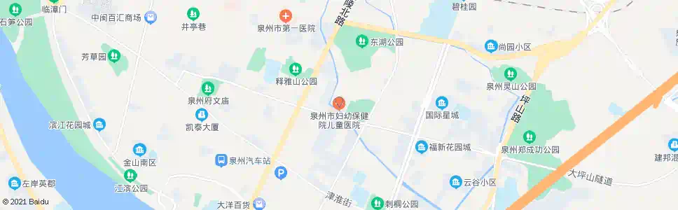 泉州儿童医院_公交站地图_泉州公交_妙搜公交查询2025