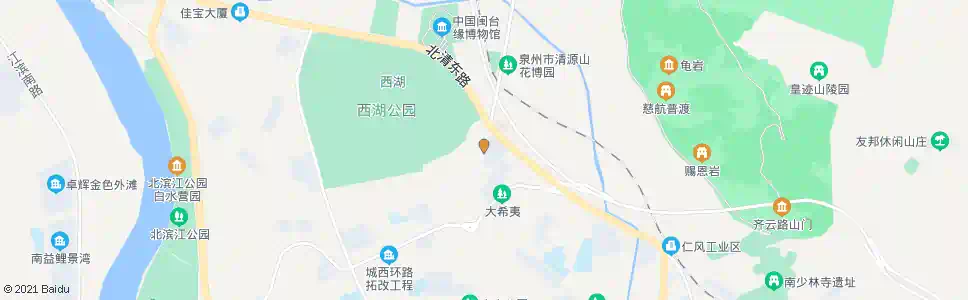 泉州泉山路南段_公交站地图_泉州公交_妙搜公交查询2025